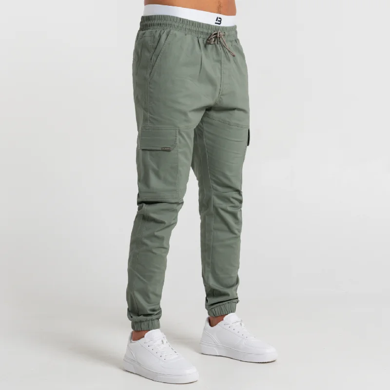 Rivero Cargo Pants - Sage Preppy Men's College