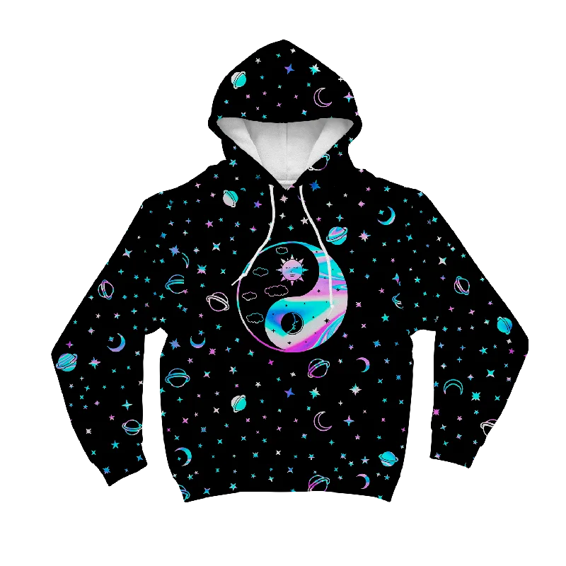 Yinyang Galaxy All Over Print Unisex Hoodie Cozy Men's Winter