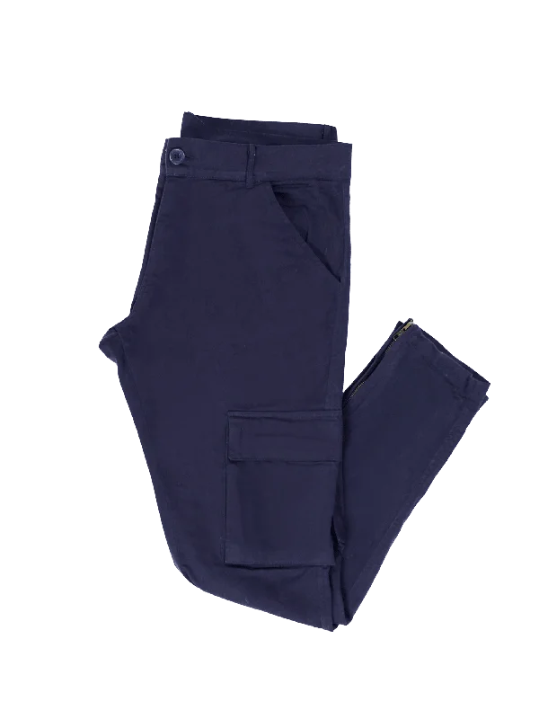 Strategy Cargo Pants (Navy) Monochromatic All