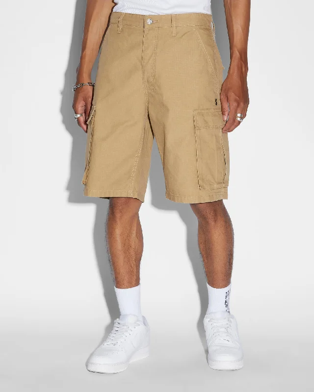 FUGITIVE CARGO SHORT DARK TAN Sophisticated Men's French