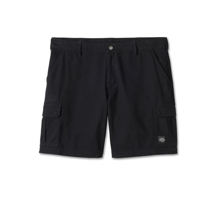 Men's Milwaukee Cargo Short - Harley Black - 96759-24VM Casual Men's Loose