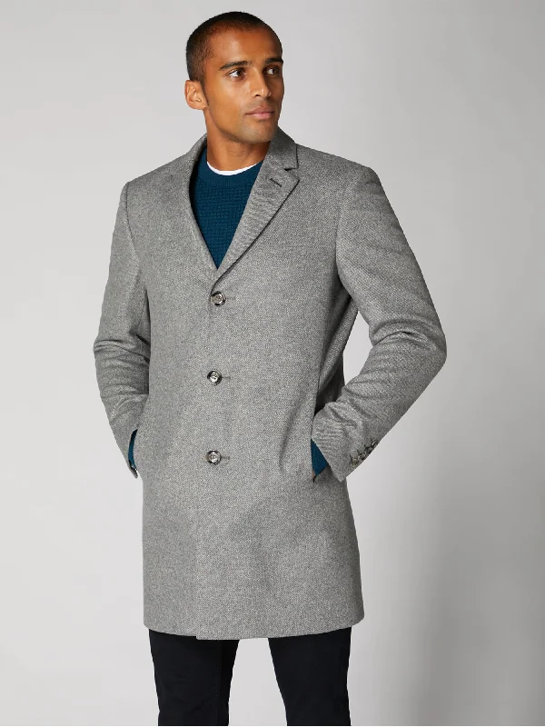 Remus - Grey Rueben Coat Sophisticated Men's 