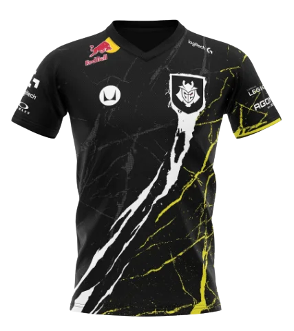 G2 CS:GO 2023 Pro Jersey Black Practical Men's Quick