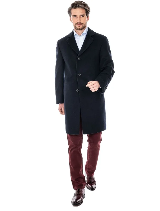 Ruben Overcoat Navy Tough Men's Tactical