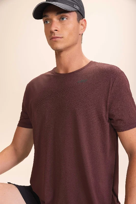 Comfy Outline Men's T-shirt Practical Men's Multi