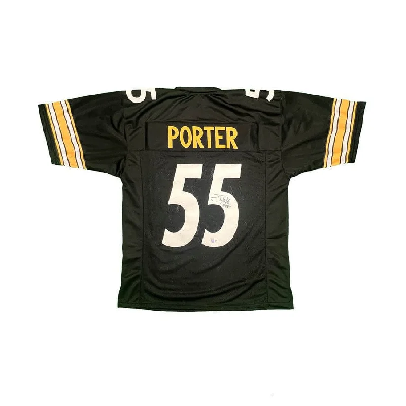 Joey Porter Sr. Signed Custom Black Home Jersey Masculine Men's Thick