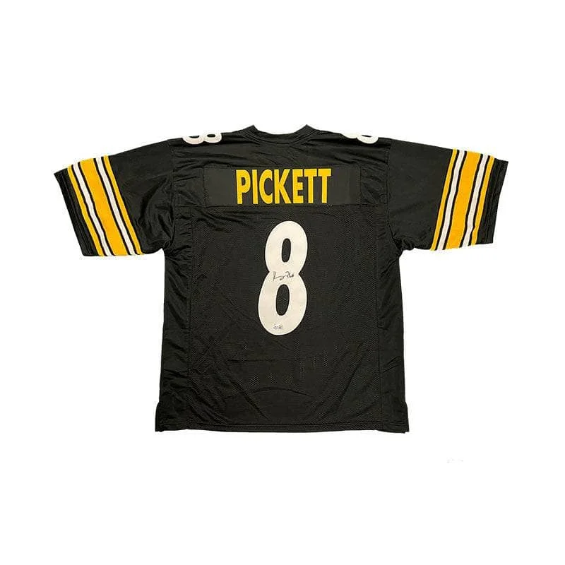 Kenny Pickett Signed Custom Black Pro-Style Football Jersey Practical Men's Quick