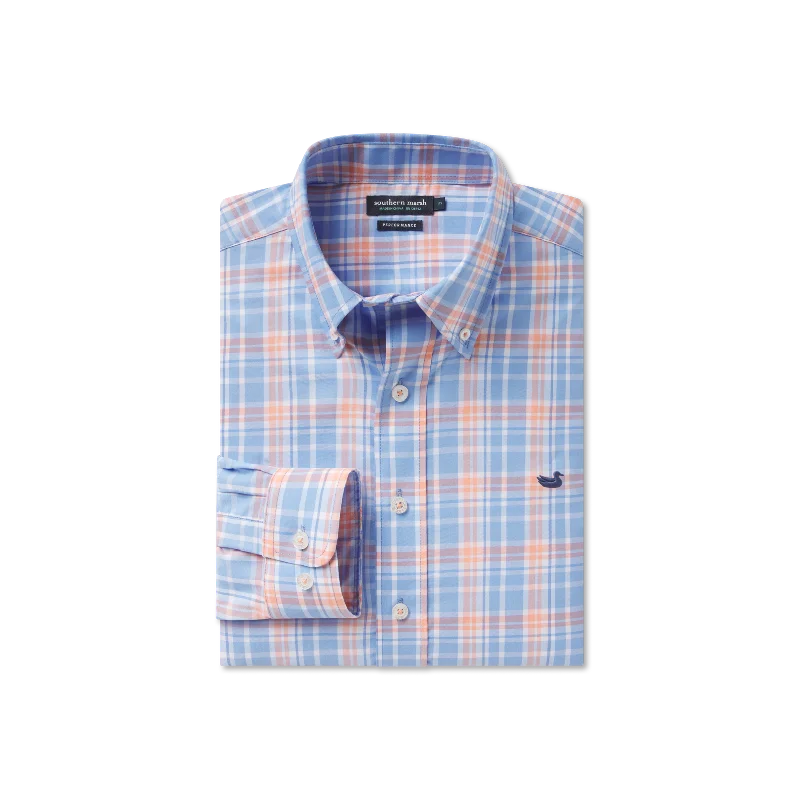 Grainger Performance Plaid Dress Shirt Earthy Men's Hemp