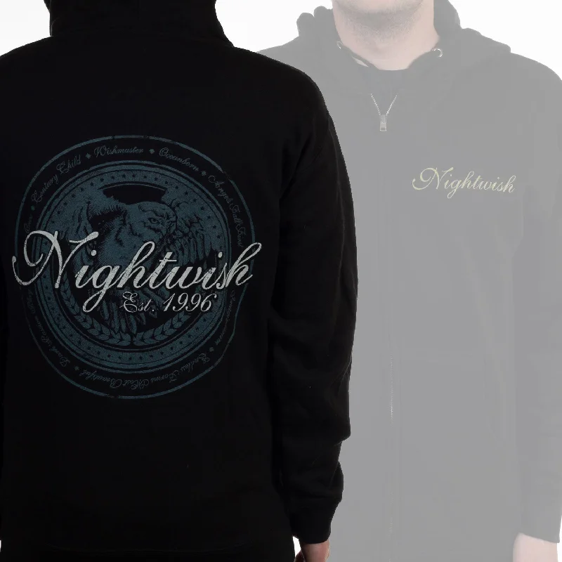 Nightwish "Owl" Zip Hoodie Laid