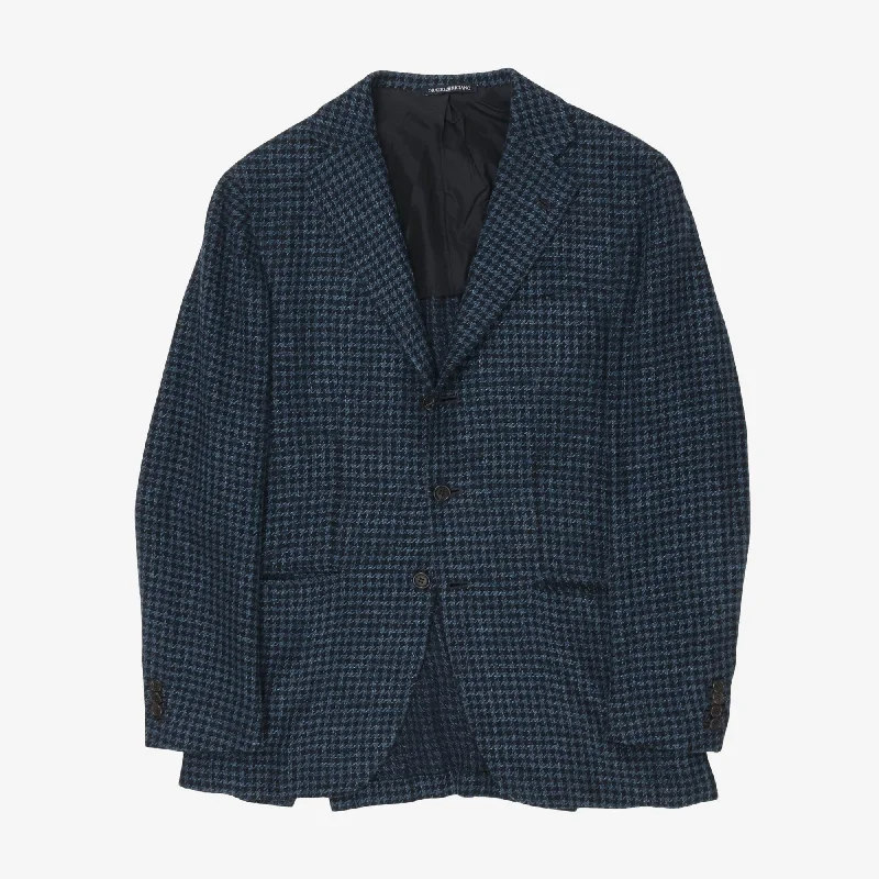 The Armoury Check Wool Blazer Rugged Men's Outdoor 