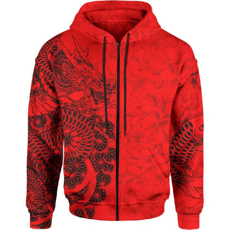 Ryu Zip Hoodie - Limited Bold Men's Statement