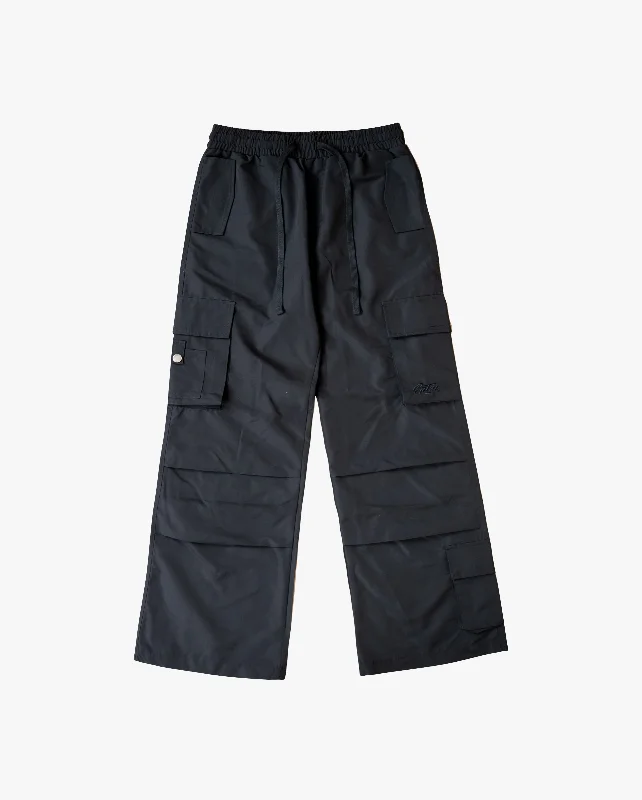 EPTM PARACHUTE CARGO PANTS - BLACK Laid