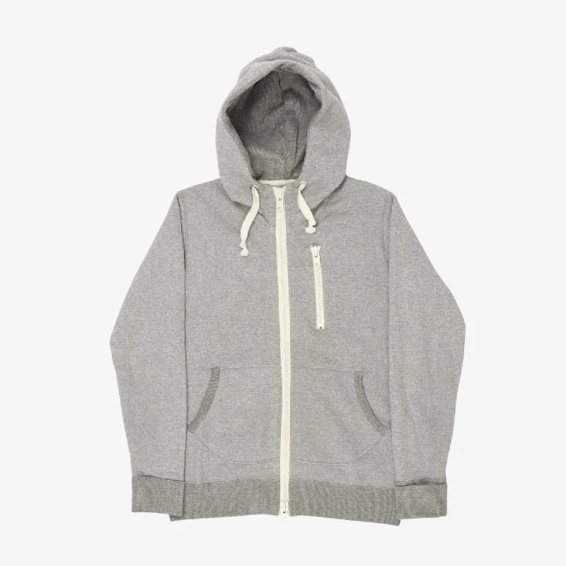 Zip Parka Sweatshirt Classic Men's Pin