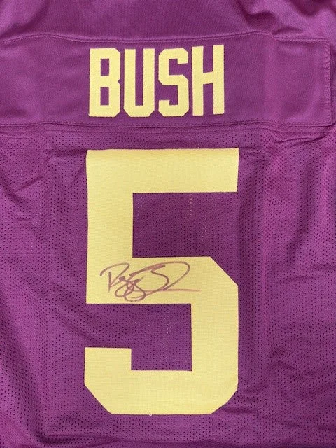 Reggie Bush Autographed Maroon Custom Jersey Bohemian Men's Free