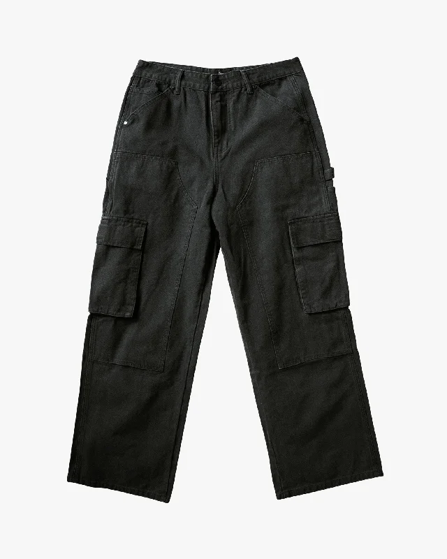 EPTM BLUEPRINT CARPENTER PANTS - BLACK Sleek Men's Metallic