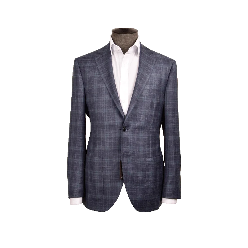 TRAVENCORE PASTEL BLUE CHECK British Gentleman Style