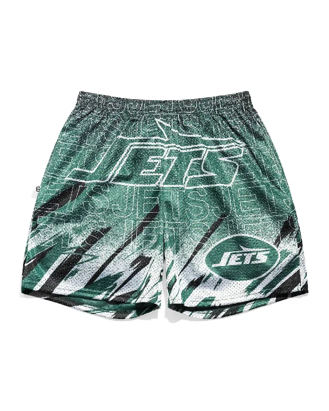 New York Jets Sketch Retro Shorts Unique Men's Patch