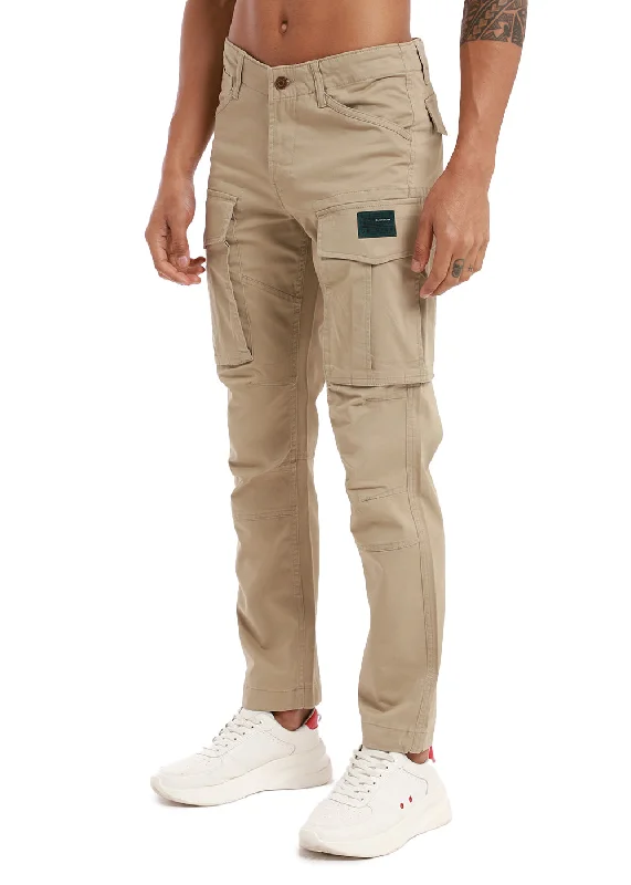 Tan Brown Cargo Pant Sophisticated Men's French