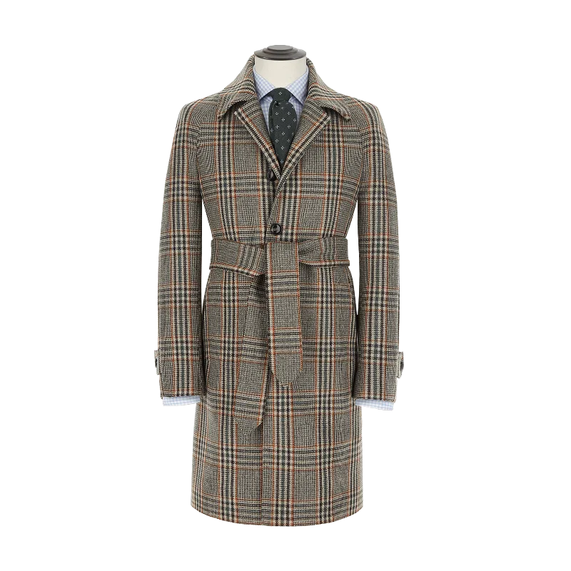 THE GLASGOW OVERCOAT IN WOOL AND CASHMERE Model 7381 Dapper Men's 1920S