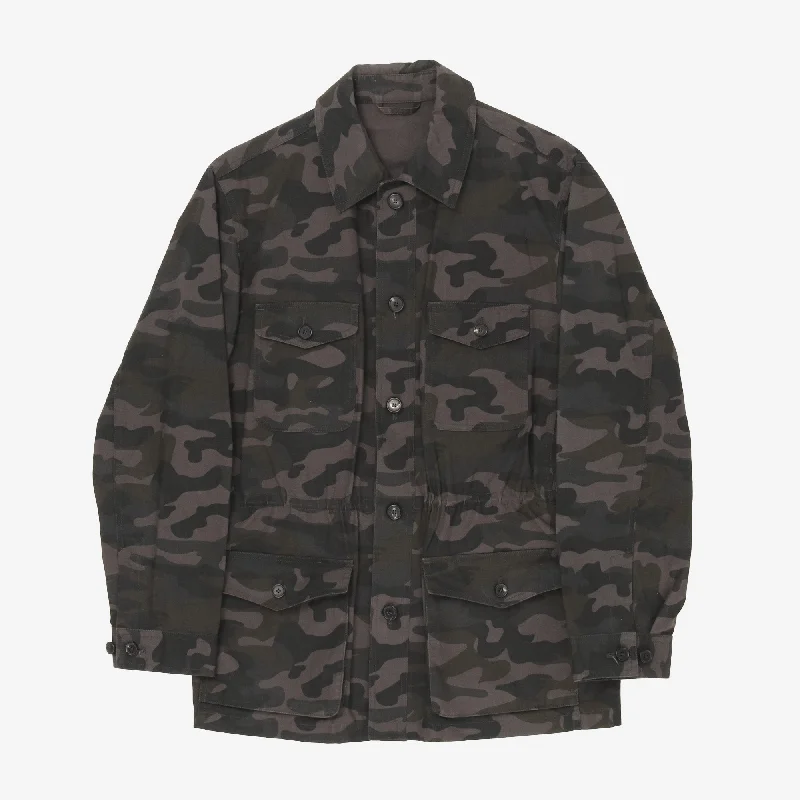 Camo Field Jacket Casual Men's Japanese 