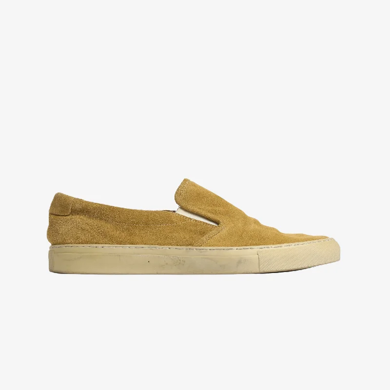 Suede Slip On Sneakers Monochromatic All