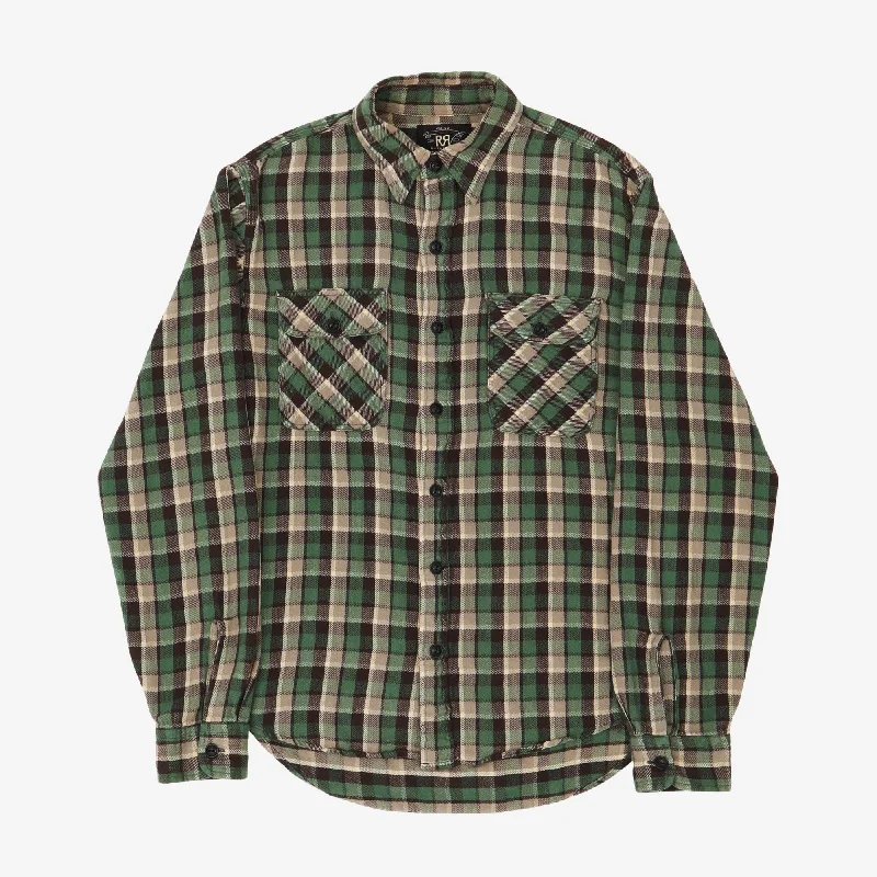 Plaid Shirt Traditional Men's Country