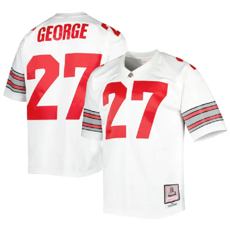 Men's Replica Eddie George Jersey Preppy Men's College