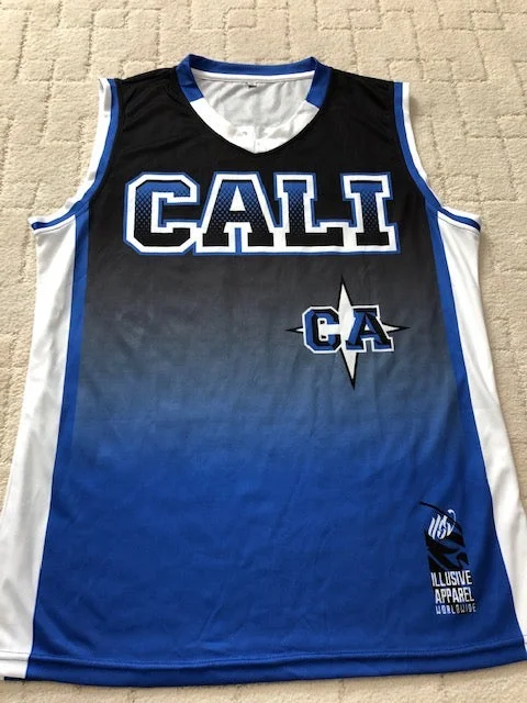 Cali basketball jersey Hip Men's Retro