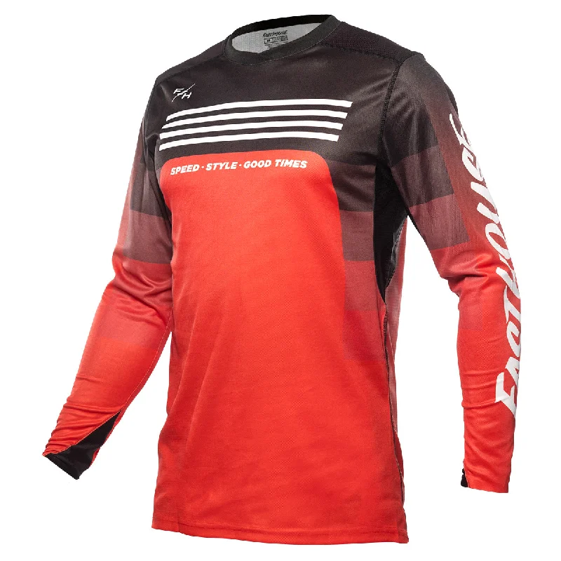 Elrod HyperSonic Jersey - Red Trendy Men's Oversized