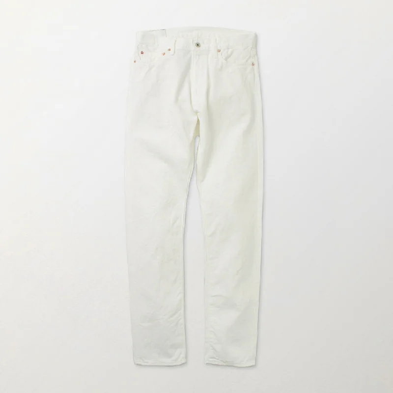 FOB工厂 / F1153白色牛仔布60 Twill 5p Youthful Men's Pop