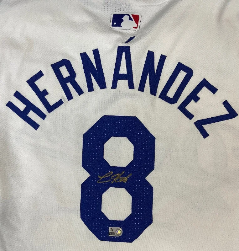 Kiké Hernandez Autographed Dodgers Authentic Jersey Dynamic Men's Moto