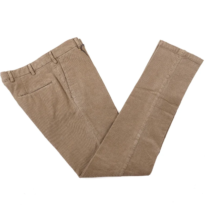 Boglioli Brushed Corduroy Cotton Pants Artistic Men's Hand