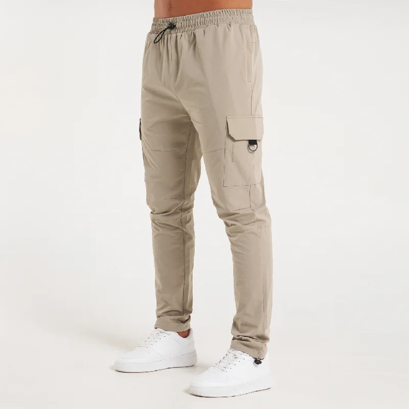 Guardiola Cargo Pants - Cement Earthy Men's Hemp