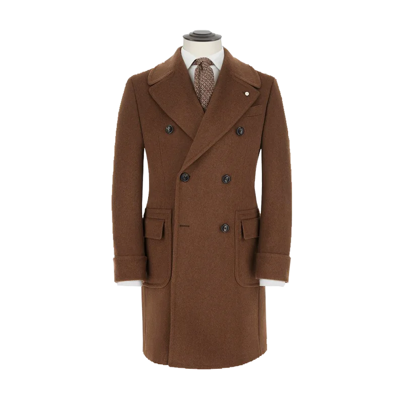 THE BURLINGTON OVERCOAT Model 7530 Elegant Men's Cashmere