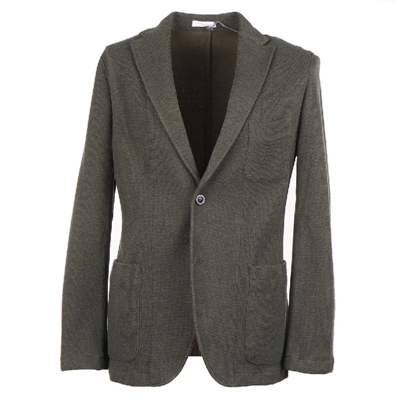 Boglioli Unlined Knit Wool Blazer Trendy Men's Scandinavian