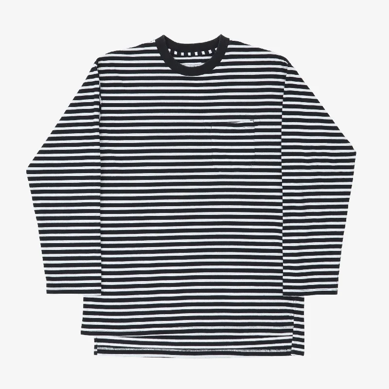 Striped LS Top Beach