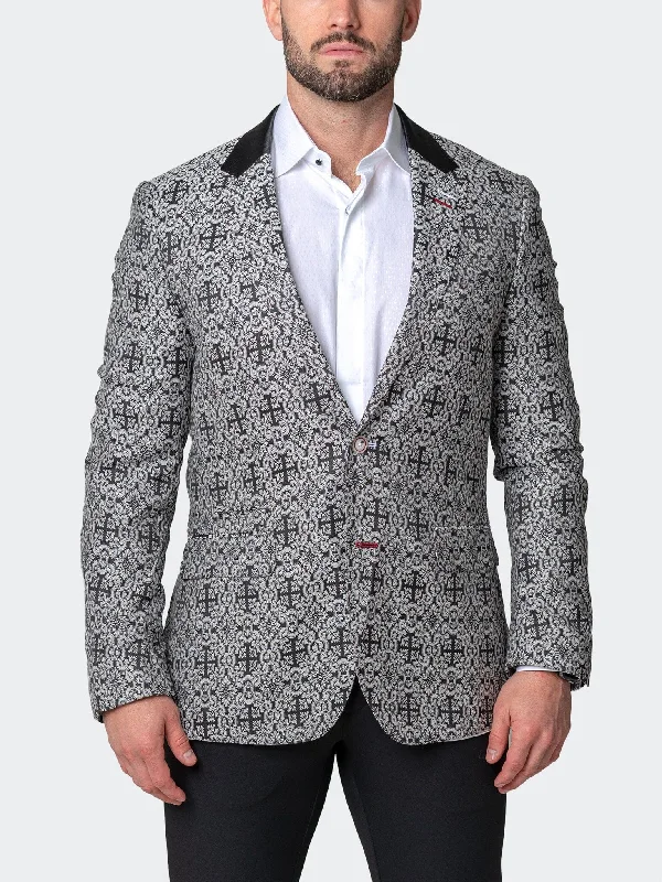 Blazer Socrate Evo Luca White Refined Men's Classic 