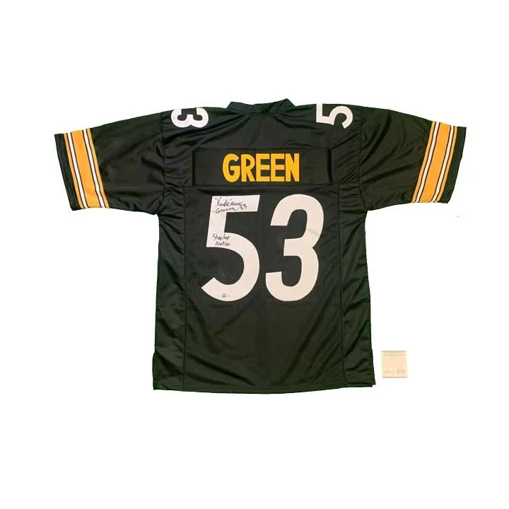 Kendrick Green Signed Custom Home Jersey with Steeler Nation Street