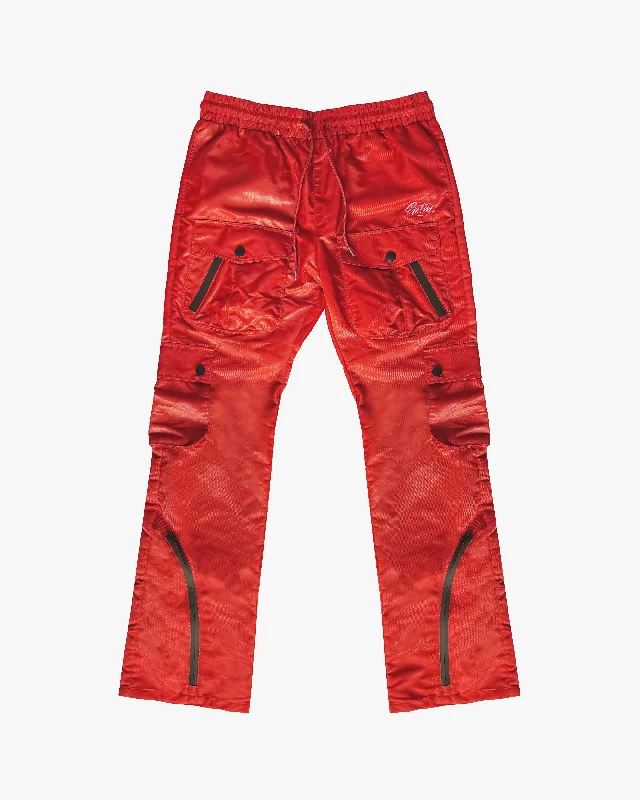 EPTM DOUBLE CARGO PANTS-RED Stylish Men's Tropical 