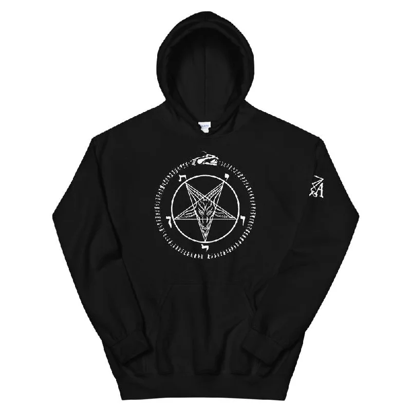 Leviathan Sigil of Baphomet 2-Sided Print Unisex Pull Over Hoodie Practical Men's Quick