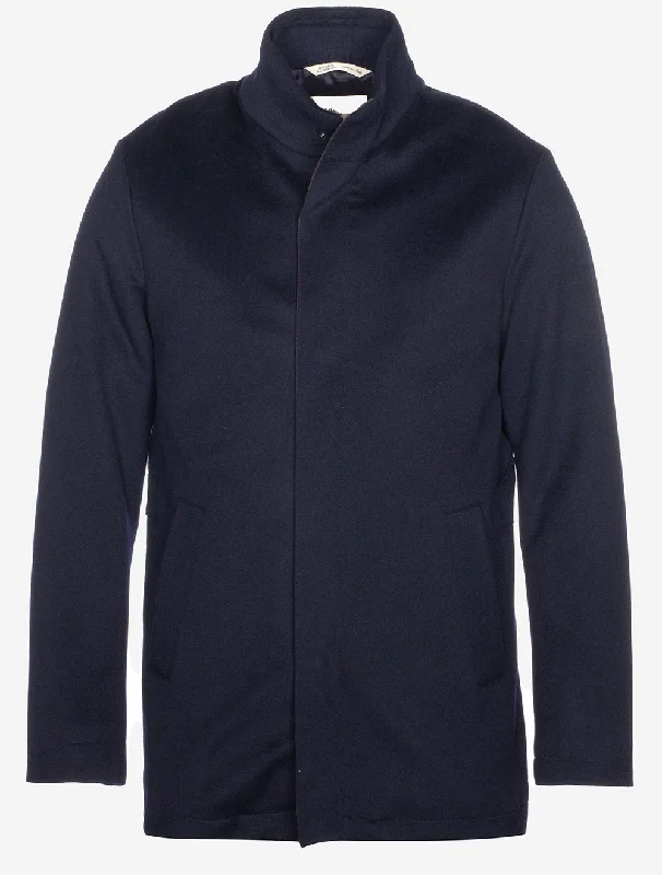 City Coat Navy Trendy Men's Bucket