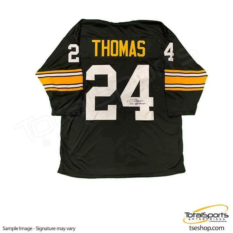 Jt Thomas Signed Black Custom 3/4 Sleeve Jersey '4X Sb Champs' Sporty Men's Tennis