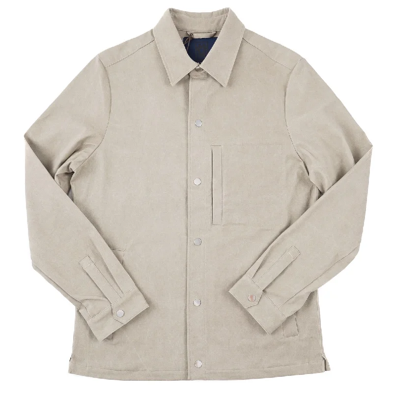 Manto Brushed Cotton Shirt-Jacket Bold Men's Animal