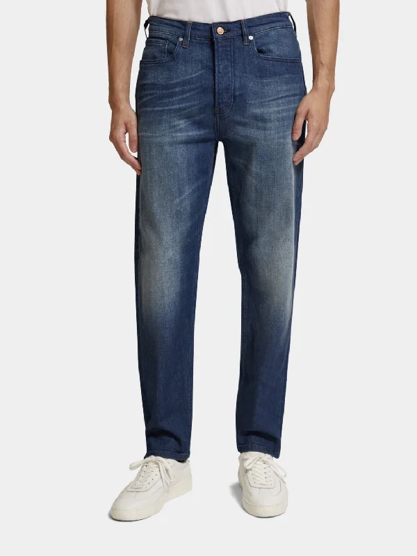 Drop regular tapered-fit jeans Athletic Men's High