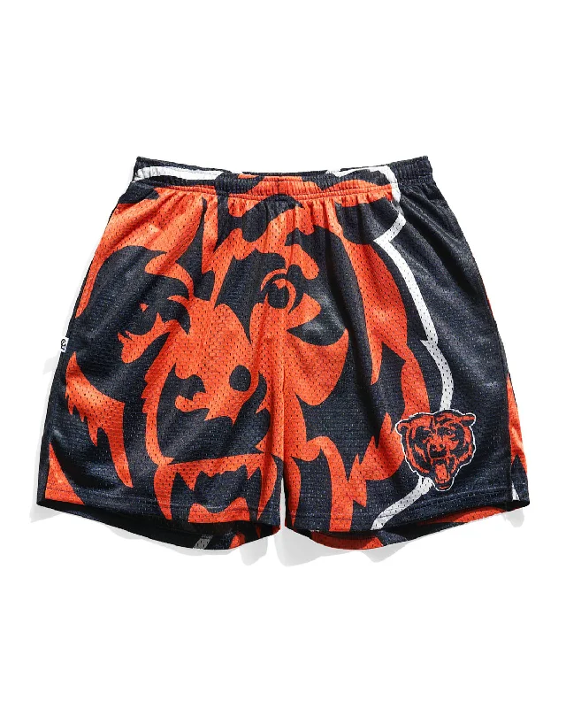 Chicago Bears Big Logo Retro Shorts Laid