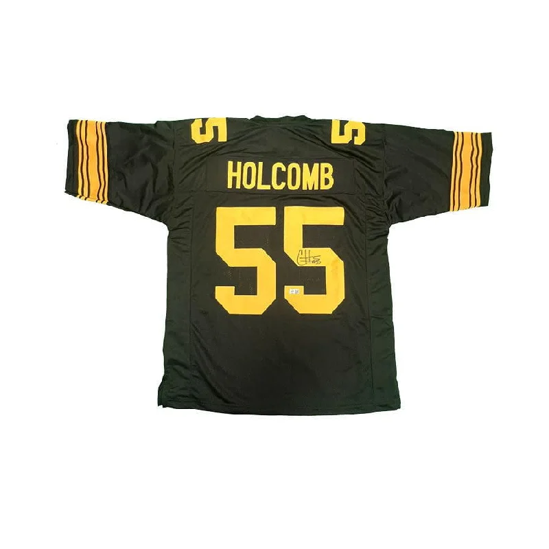 Cole Holcomb Signed Custom Alternate Football Jersey Cozy Men's Sherpa