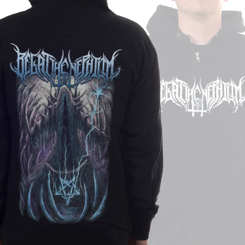 Begat The Nephilim "Reaper" Zip Hoodie Elegant Men's Cashmere