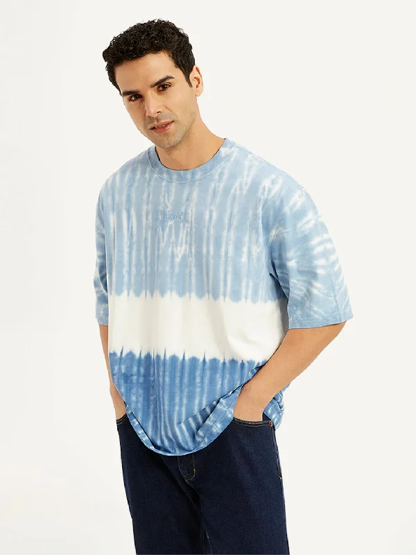 Men's Tie-Dye Loose Fit T-Shirt Bohemian Men's Free