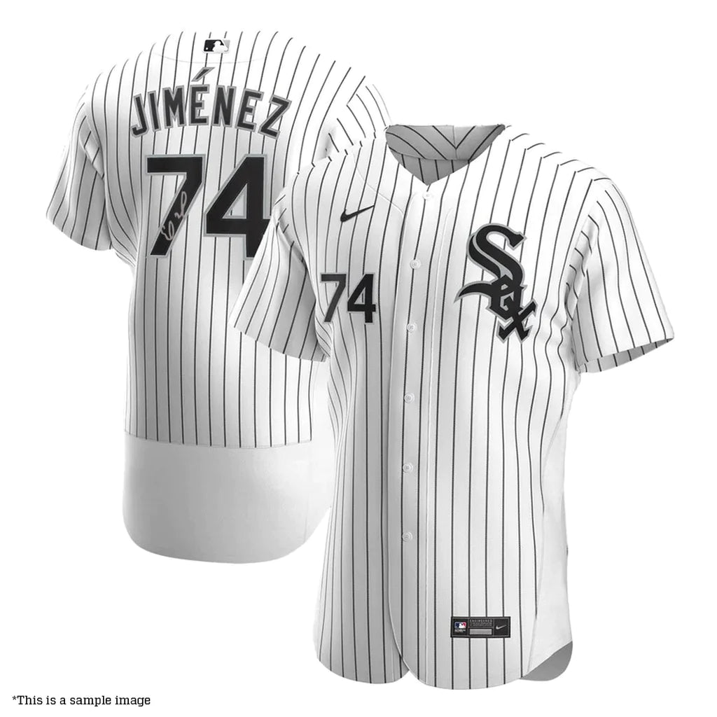 Eloy Jimenez Autographed Chicago White Sox Nike Home Authentic Jersey Cozy Men's Winter