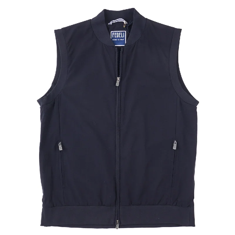 Fedeli 'Nylon Flex' Outerwear Vest Bold Men's Statement